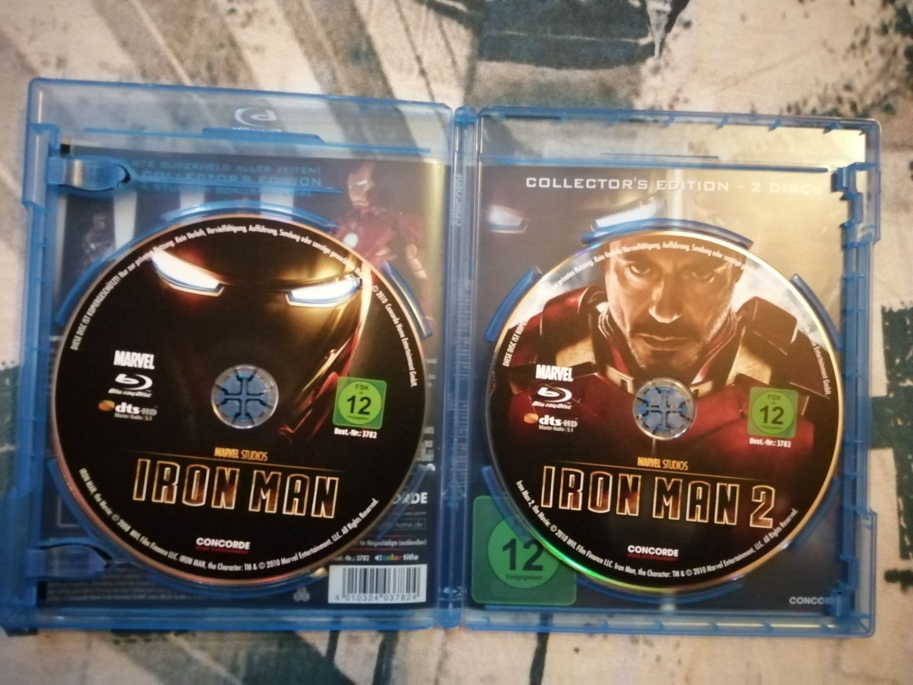 Tutti i DVDs: Iron Man 1 / 2 Double Pack – Usato da Eschlikon TG venduto da Rare_Ware 1