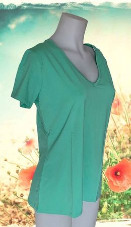 Sommerliches BIO T-Shirt, Gr. M NEU