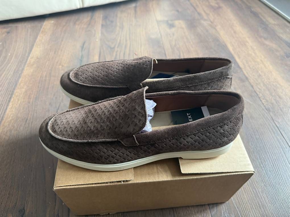 Scarpe da uomo: NEXT Slipper Braun Gr.45 – Nuovo e nell'imballaggio originale da Beinwil am See venduto da alo_58nm