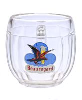 Brauerei Beauregard Freiburg Rugeli / Glas 1957