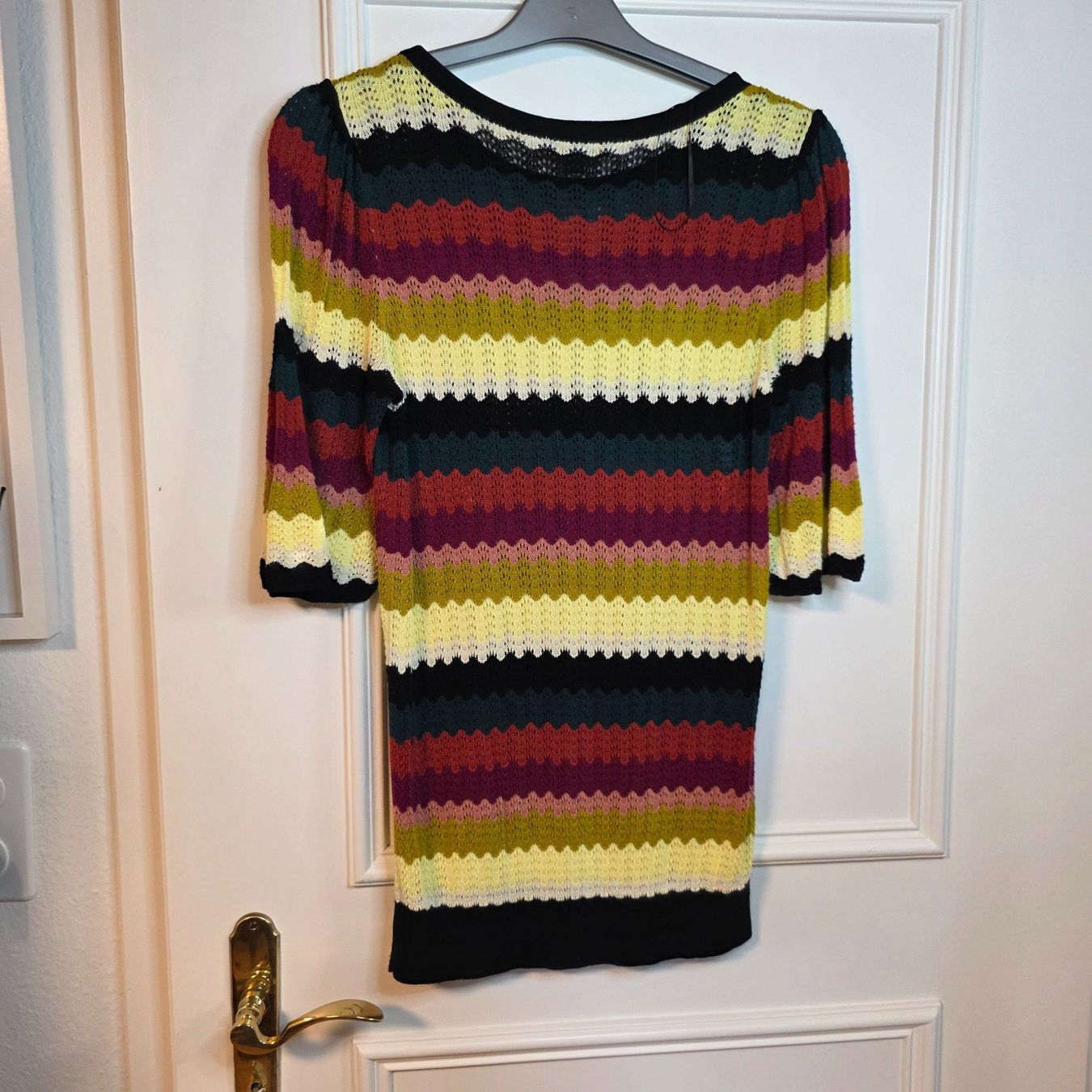 King Louie Camicette: King Louie Bunte Strickbluse M/L XL – Usato da Wald ZH venduto da CapLux 5