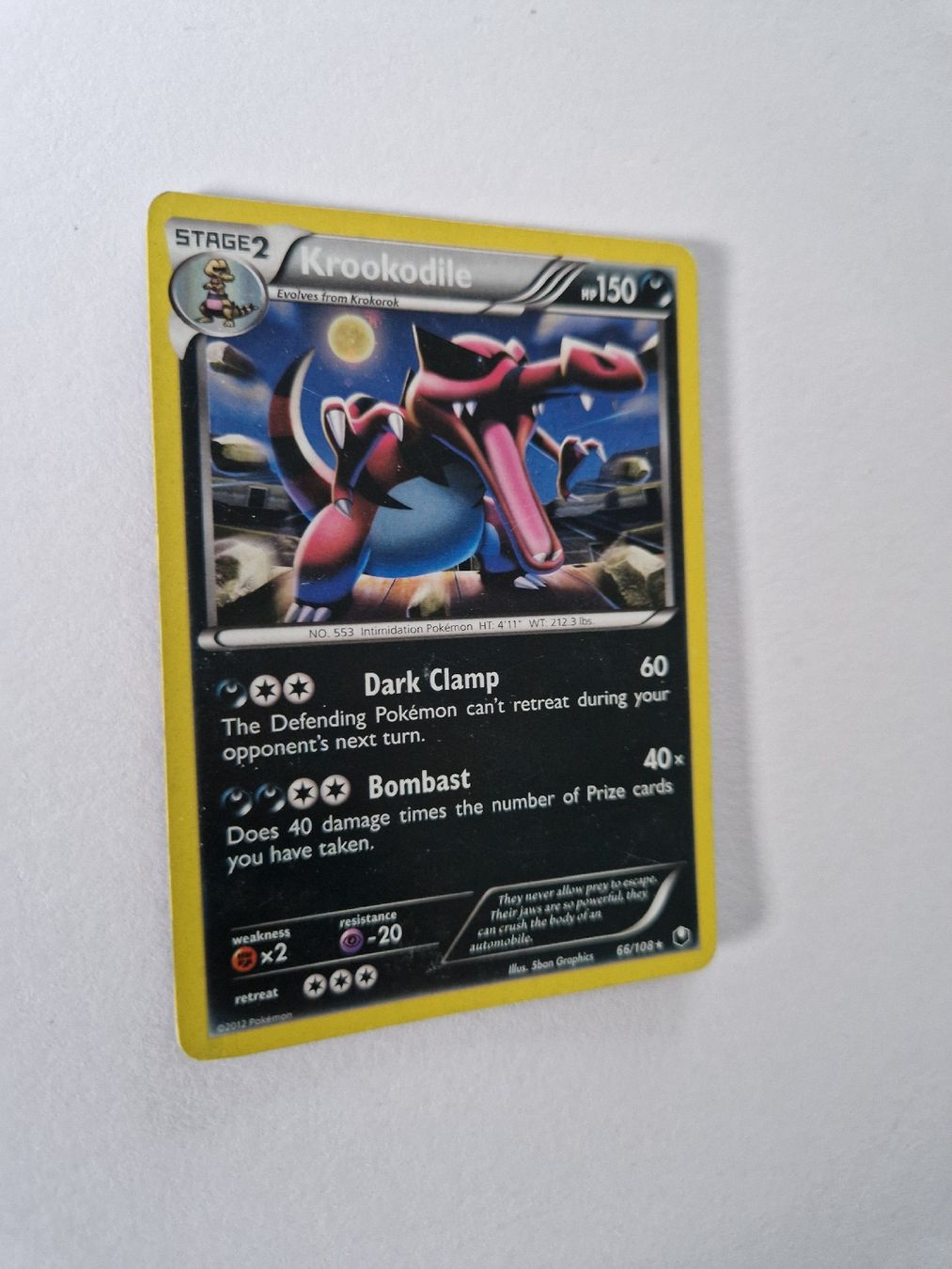 Pokémon Sammelbilder & Trading cards: Krookodile Holo - Dark Explorers - EN - Ab 1 – Gebraucht aus Romont FR von raj_sjv9 1