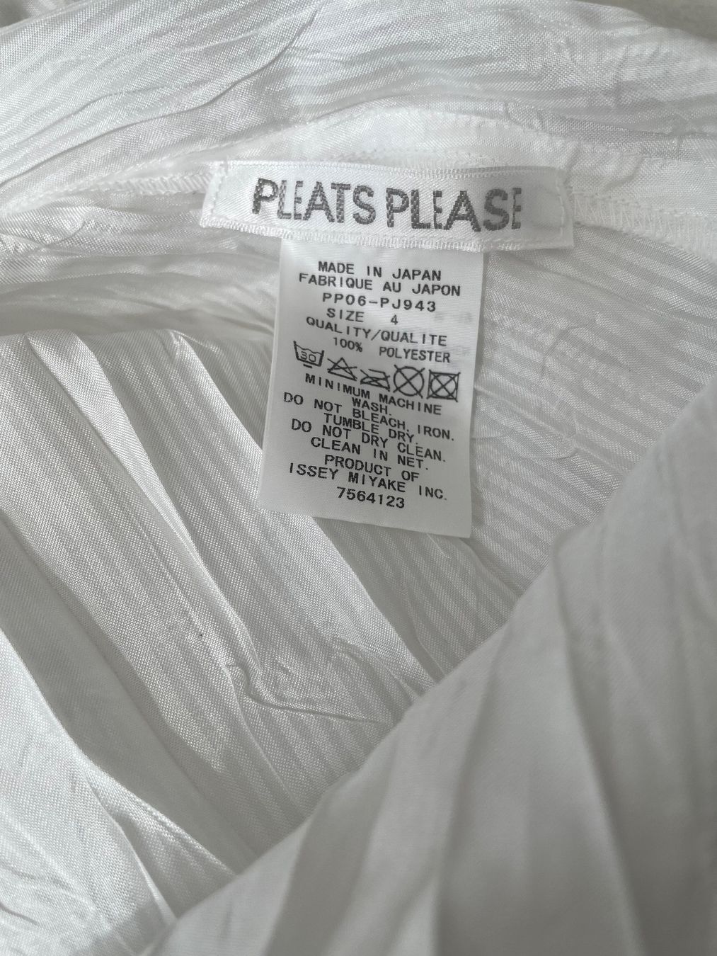 Issey Miyake Camicette: Pleats Please -  Issey Miyake - Hemd – Usato da Minusio venduto da Pink222 2