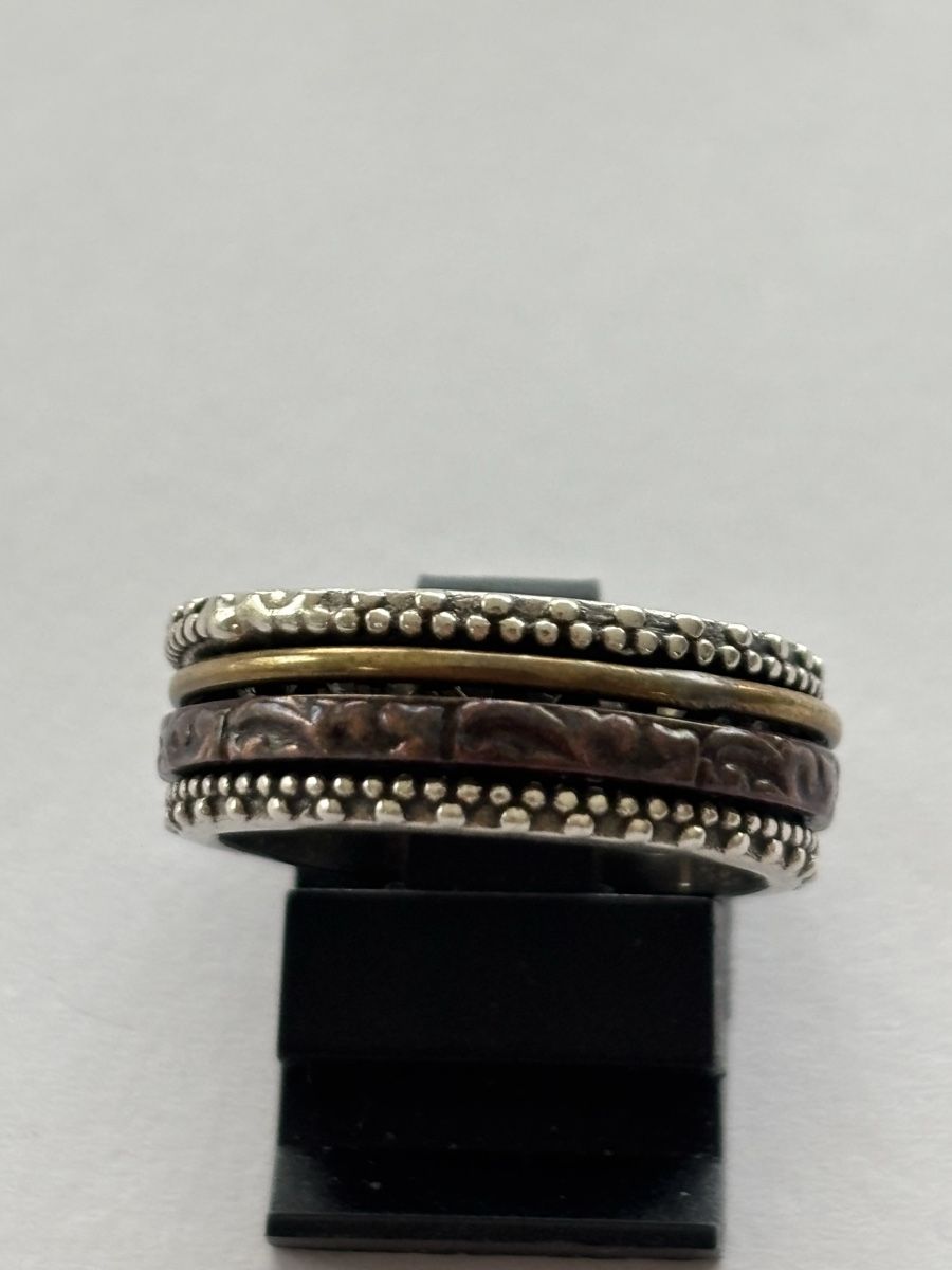 Anelli: Silberschmuck 925  Ring drehbar, einzigartiges Design – Usato da Langnau am Albis venduto da flusspflege 1