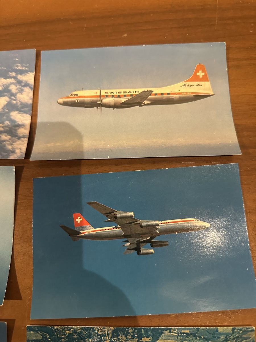Cartoline postali: Swissair Postkarten  – Usato da Villmergen venduto da Bezdupe 5