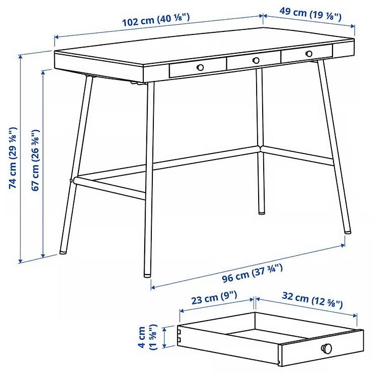 Ikea Bureaux: Schreibtisch – D'occasion à Wolhusen par Tascha 3