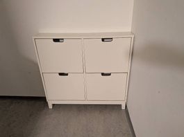 IKEA STÄLL Schuhschrank weiß, 96x17x90 cm Gebraucht