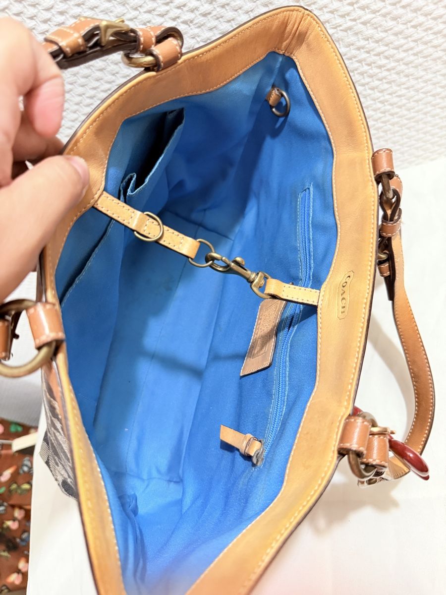 Coach Sacs femmes: Coach Signature Handbag Denim  – D'occasion à Geneve par DarlingVintage 6