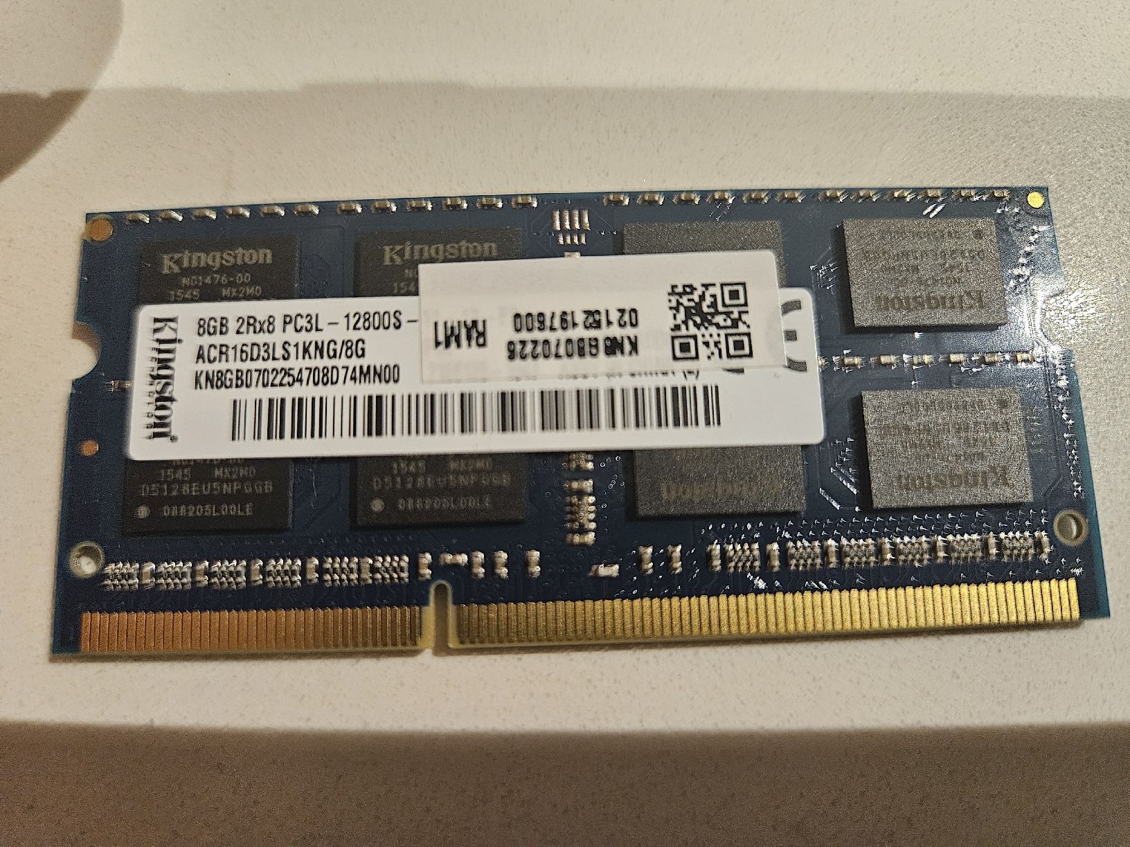 Kingston Memoria / RAM: 8 GB RAM (2 Stück) – Usato da Vaduz venduto da Simibimi