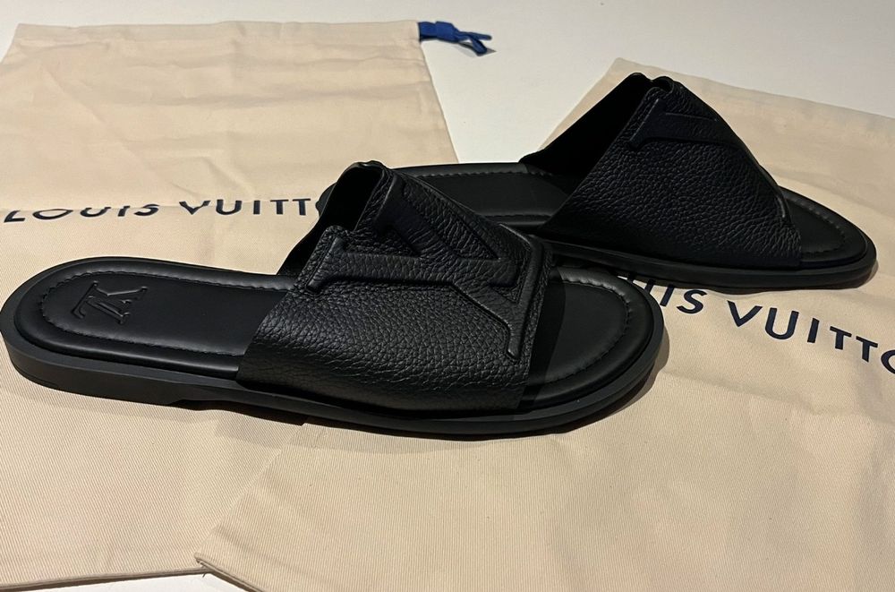 Louis Vuitton Scarpe da uomo: LOUIS VUITTON LV LV Portofino Mule Leder Sandale 42.5 NEU – Nuovo (secondo la descrizione) da Kreuzlingen venduto da kruezbiz 7