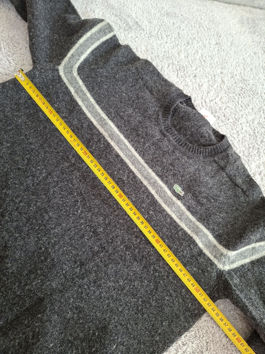Lacoste Maglioni & Felpe: Pull-over Lacoste en laine gris anthracite  – Usato da Renens VD venduto da ser_j2fn 5
