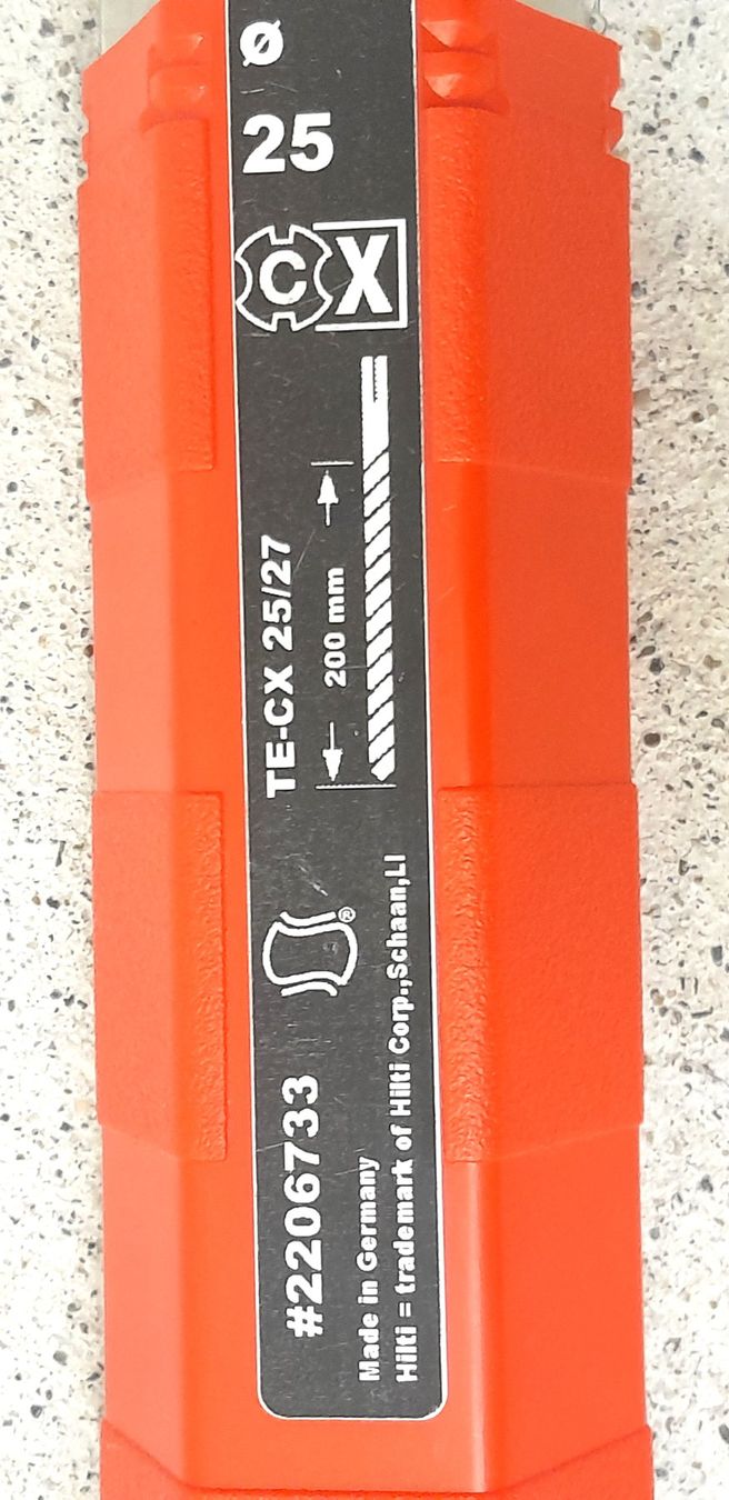 Hilti Trapani: Hilti Hammerbohrer TE-CX 25/27  # 2206733 – Nuovo e nell'imballaggio originale da Winterthur venduto da Norweg 3