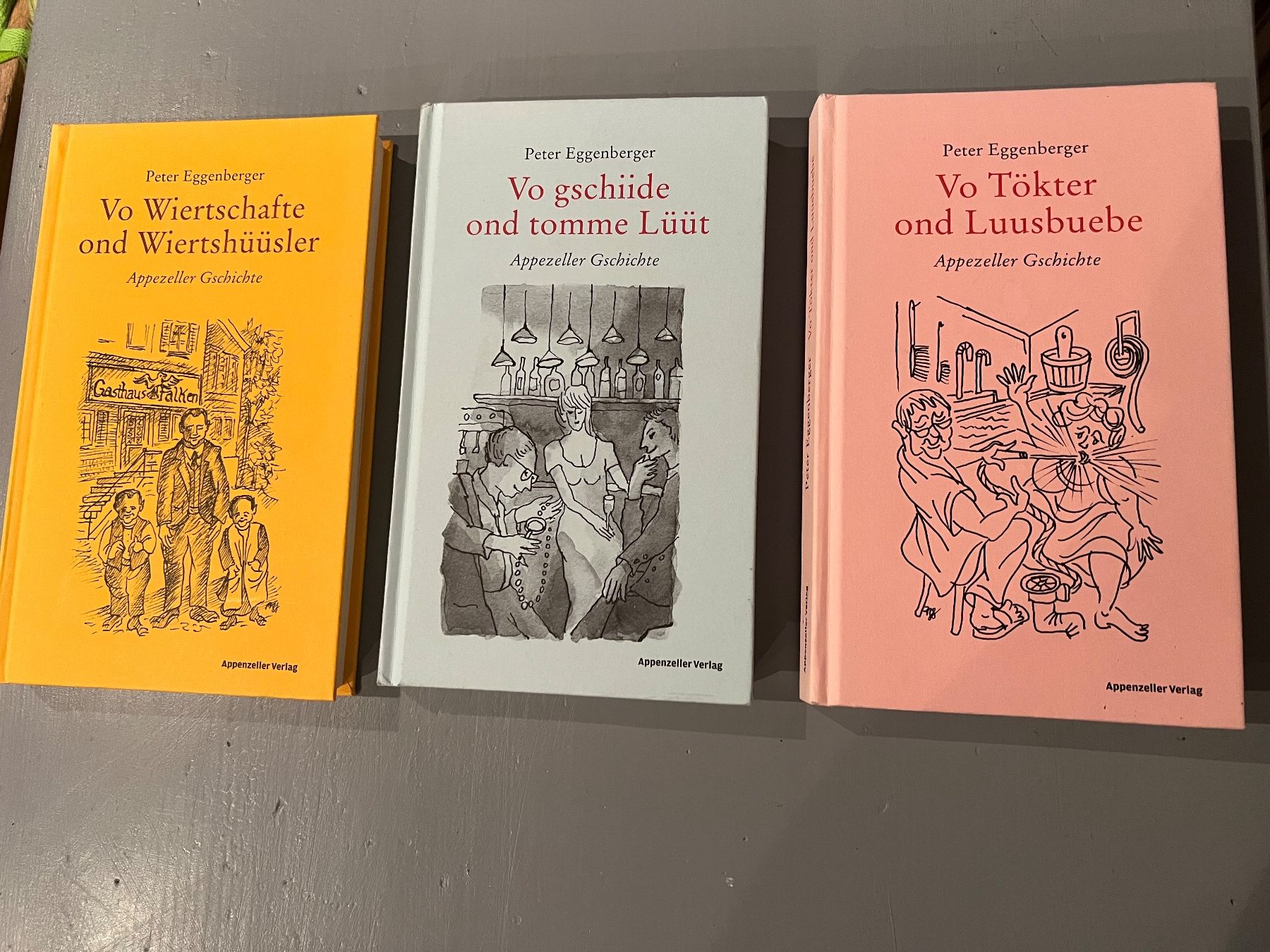 Livres: 3 Bücher Peter Eggenberger Appenzeller Geschichte – D'occasion à Ruggell par Malbuntiger01