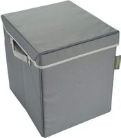 MEORI Faltbare Truhe Gr. S - grau-mint