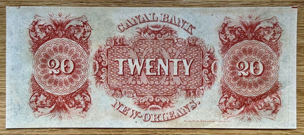 Banconote: 20 Dollars USA 1850!!! aUNC!!! – Nuovo (secondo la descrizione) da Oberentfelden venduto da NunoLouro 1