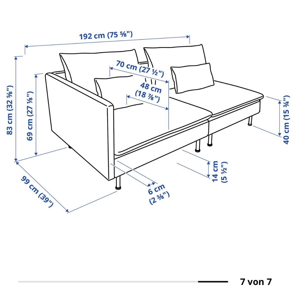 Ikea Sofas: Söderhamn 3er Sofa Fridtune Hellbeige – D'occasion à Binningen par nis_xtc5 1