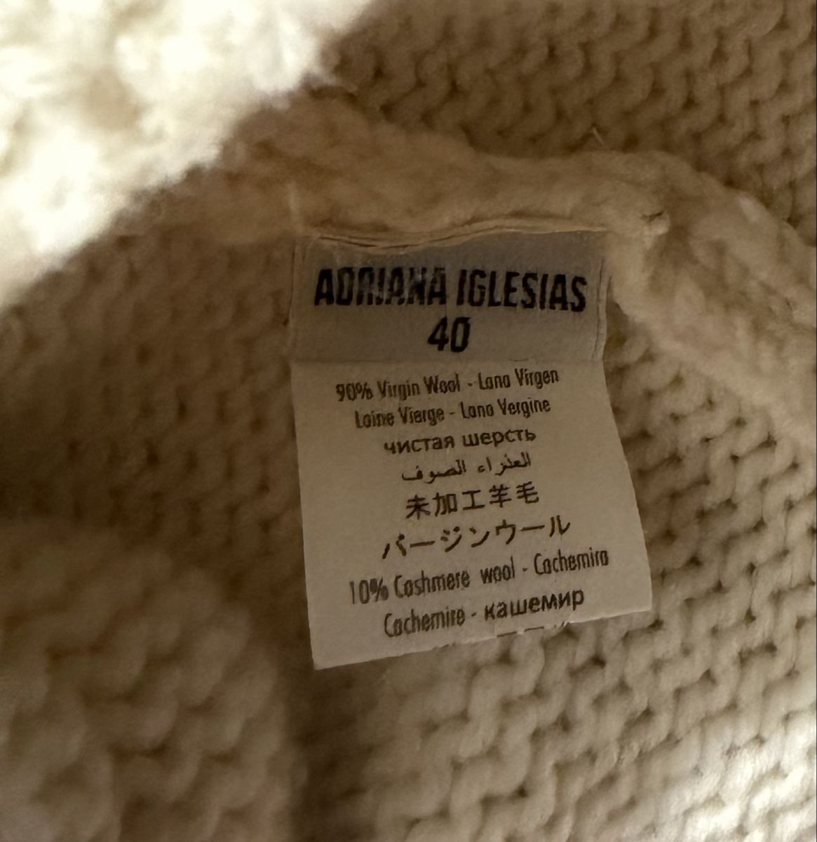 Maglioni & Felpe: Pull/robe blanc Adriana Iglesias – Usato da Genève venduto da AlBE909 3