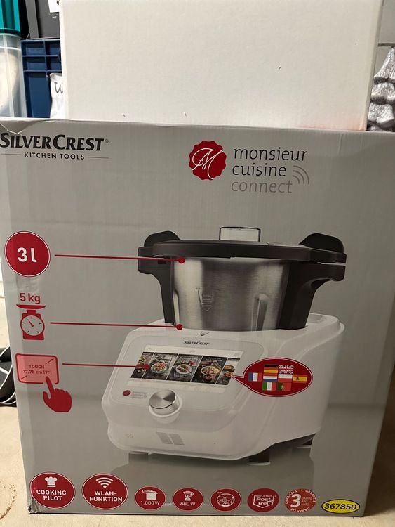 Monsieur Cuisine Connect – Silvercrest – Robot Multifonction Tout Neuf, A+