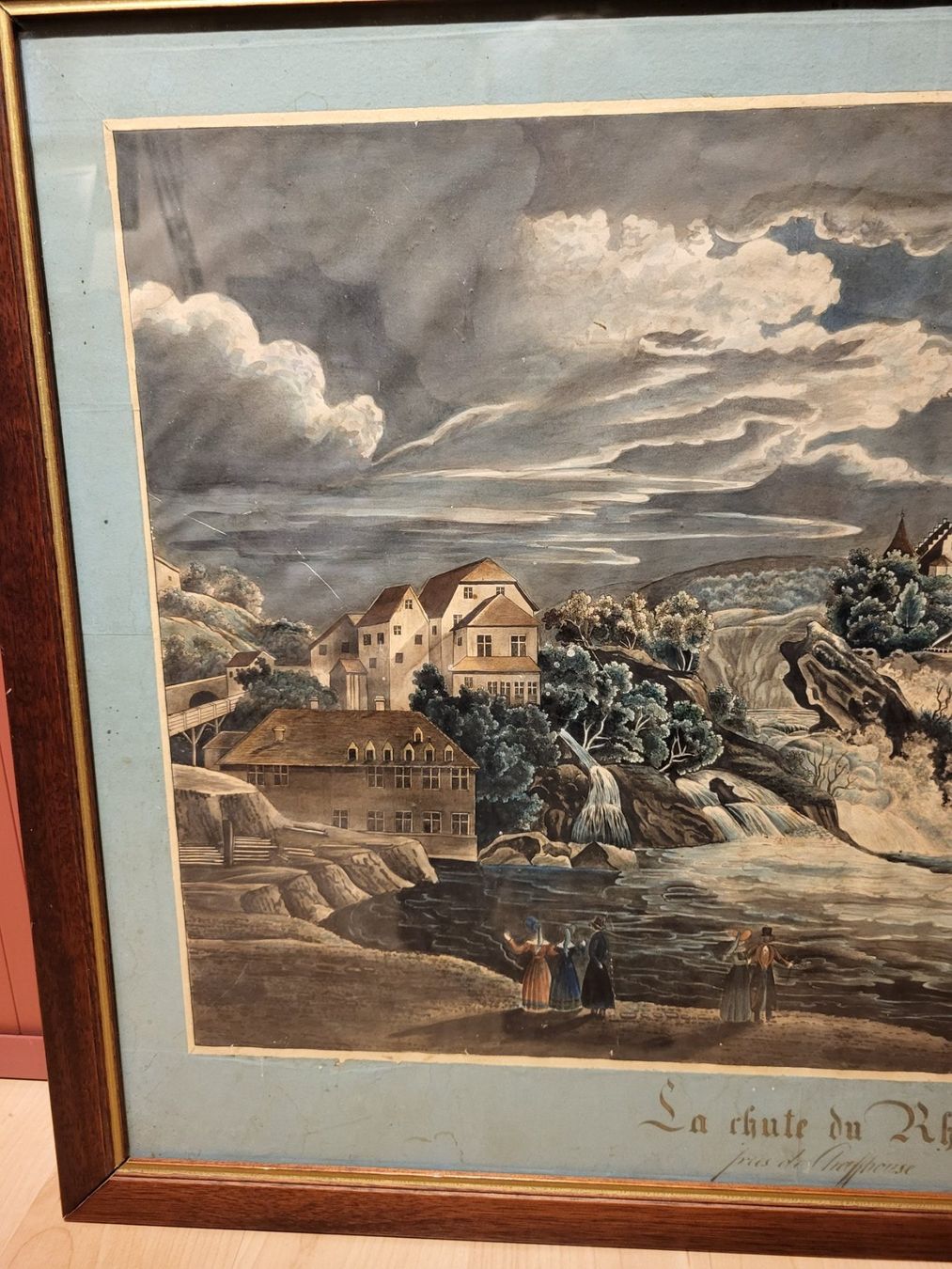 Foto & Immagini: Gemälde Reinfall  Schaffhausen – Usato da Degersheim venduto da Sonnenbiene55 1