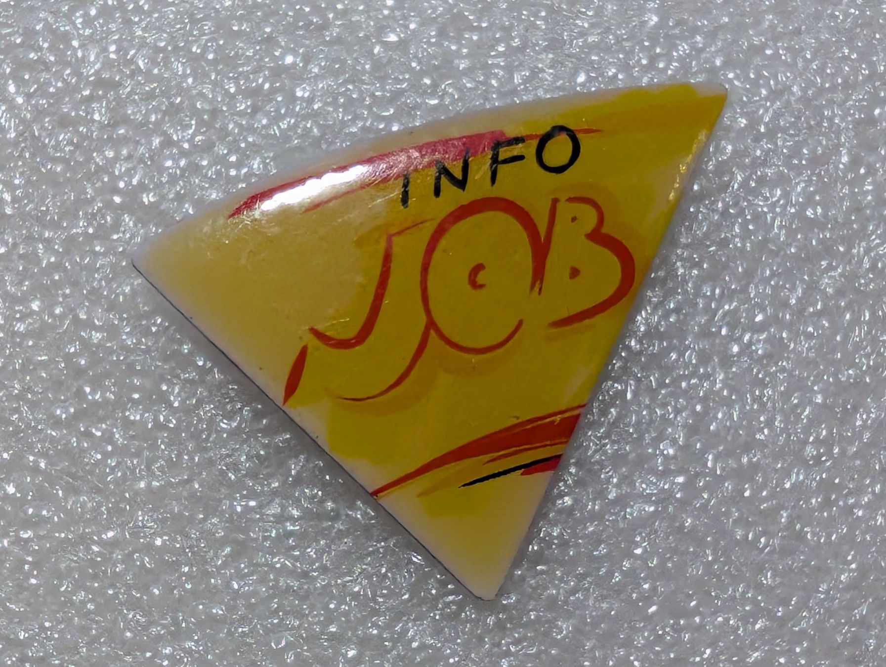 Plaquettes & Badges: Ansteckpin 168: Info Job – D'occasion à Oppligen par Pin-Fall-Shop