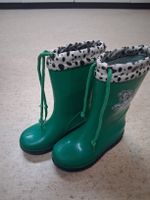Kinder Gummistiefel Dalmatiner grün guter Zustand Grösse 27