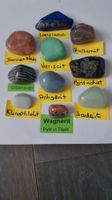 10er Set Trommelsteine mit Wagnerit und Klinoptilol: Set 3
