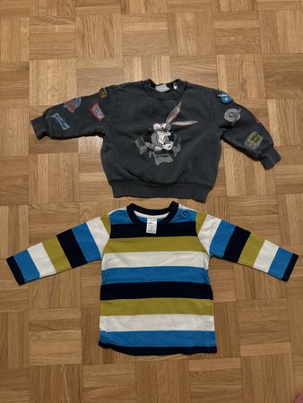 Kinder T-Shirts Langarm Grösse 68