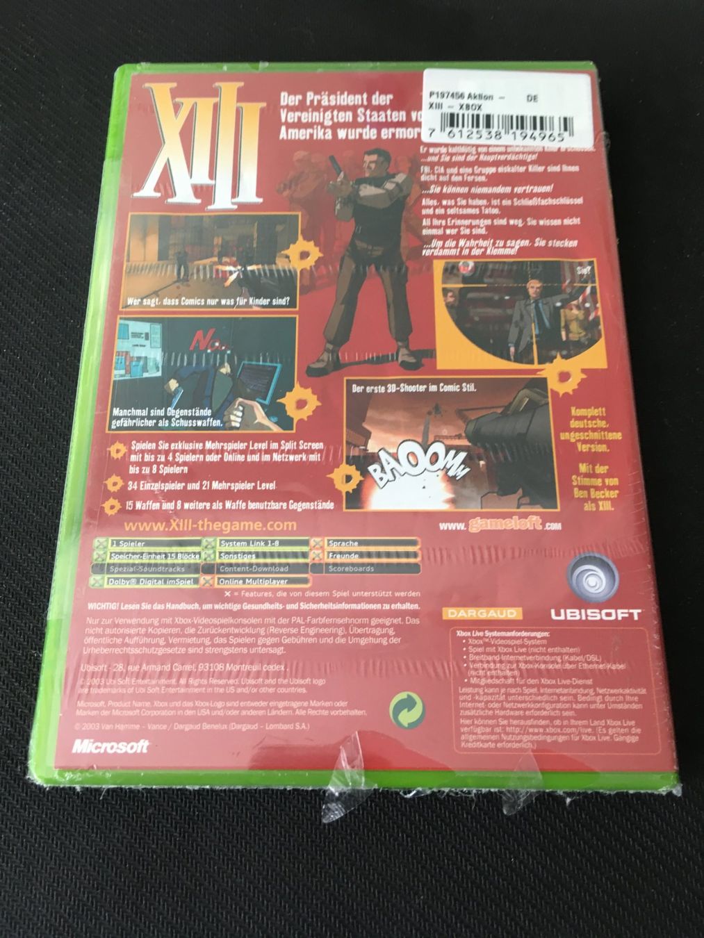 Microsoft Giochi: XIII - Xbox (Neu/Sealed) – Nuovo e nell'imballaggio originale da St.Gallen venduto da Punktchen01 1
