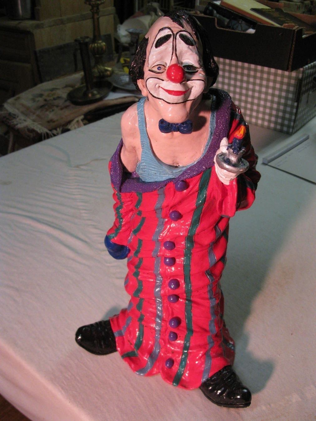 Statuette: lustiger Clown – Usato da Altstätten venduto da antikundart