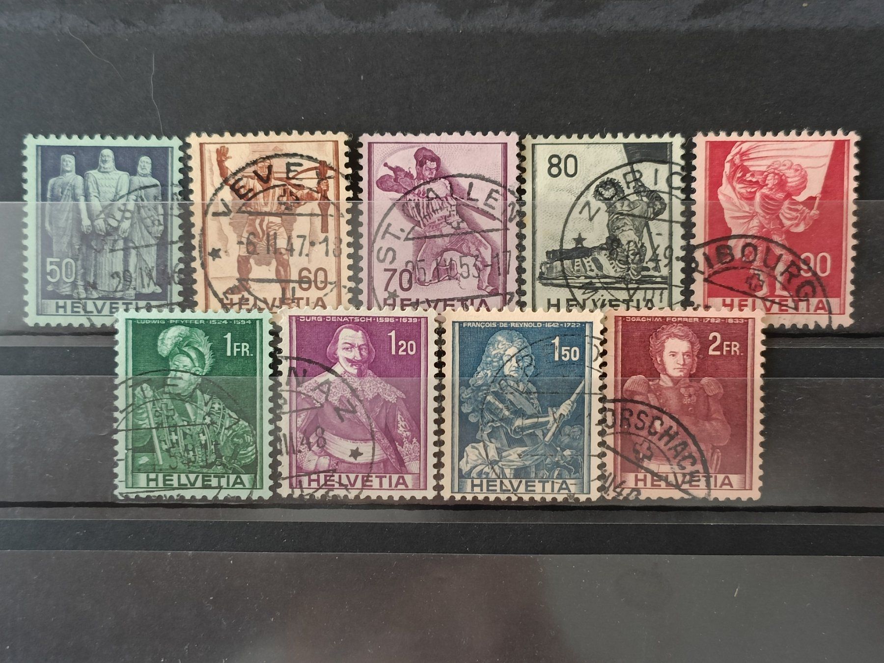 Alle Briefmarken: 1941 Historische Bilder -> Handstempel – Gebraucht aus Dübendorf von goe_st6b