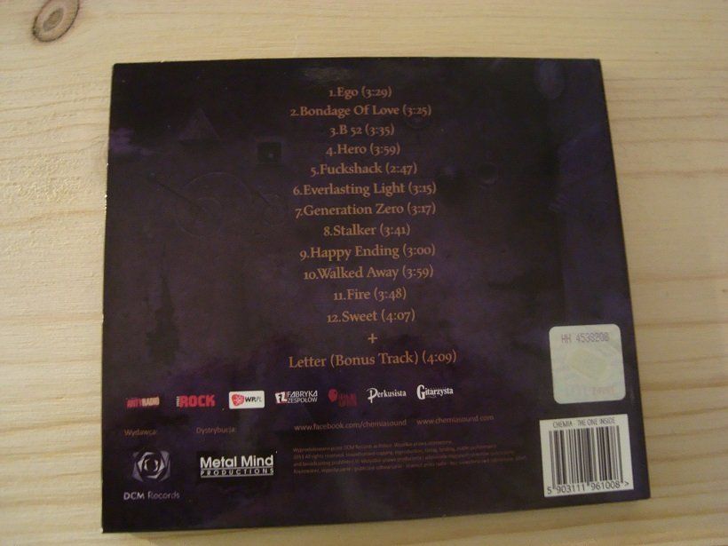 CD: CHEMIA   The One Inside – Usato da Othmarsingen venduto da Smallsoldier 1