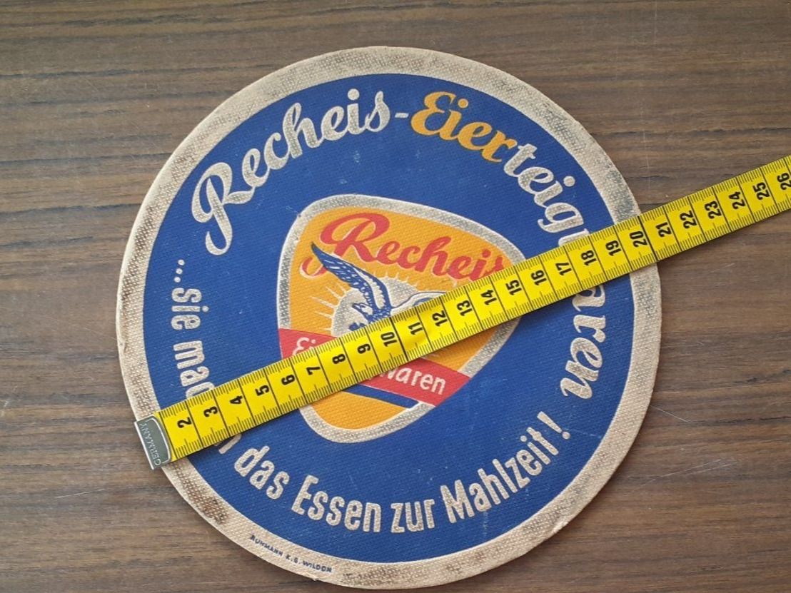 Schilder: Werbeschild Eierteigwaren 1950er – Gebraucht aus Mörschwil von antiksalon21 2