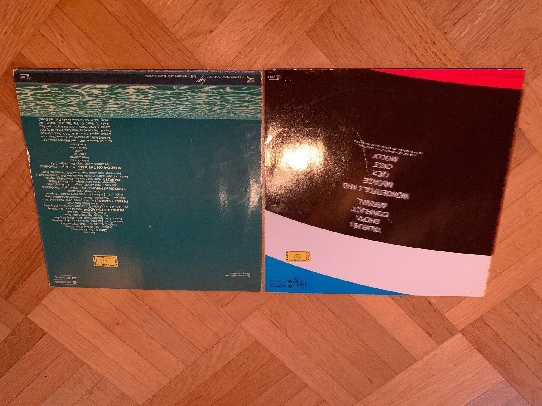 Schallplatten: 2 Mike Oldfield Vinyl LPs Crises QE2 – Gebraucht aus Willerzell von Stoeff8l 1