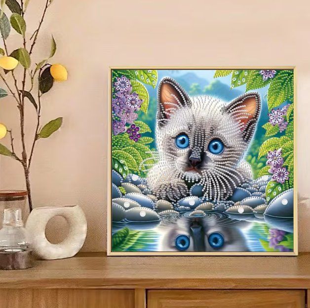 Bastelsets: Diamond Painting  Ragdoll-Katze-16-Poly-226 – Neu und originalverpackt aus Obergösgen von Diydiamant 2