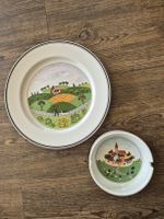 Villeroy&Boch Design Naif Teller&Aschenbecher,Top Zustand!