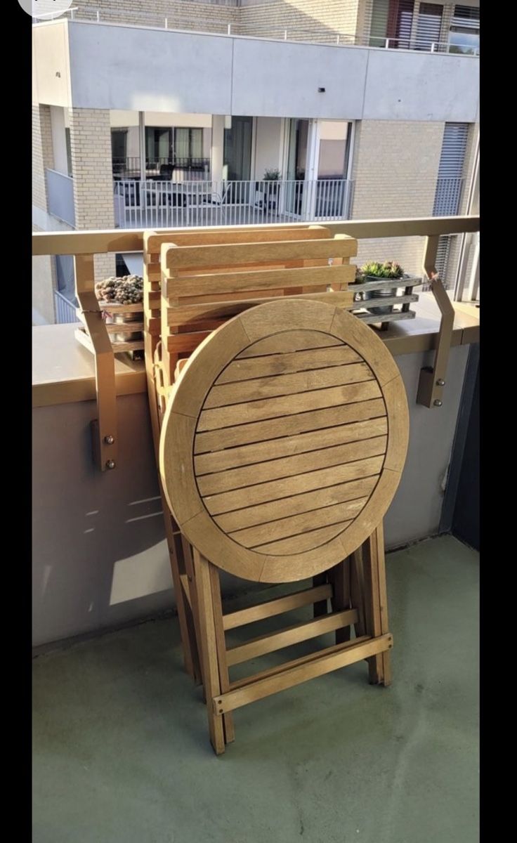 Set di tavolo e panche: Balkongarnitur Balkonset Gartenmöbel Balkonmöbel klappbar – Usato da Suhr venduto da parmaksiz 6