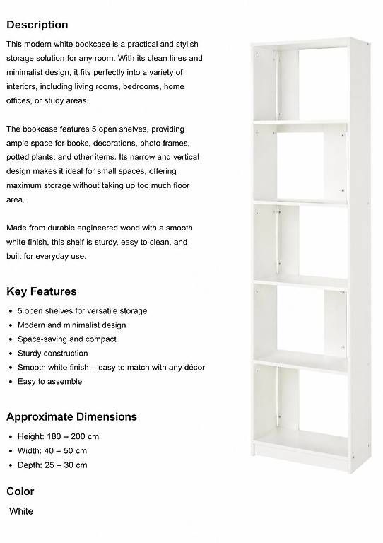 Scaffali: White Bookcase  Used – Usato da Wallisellen venduto da dar_b2m2