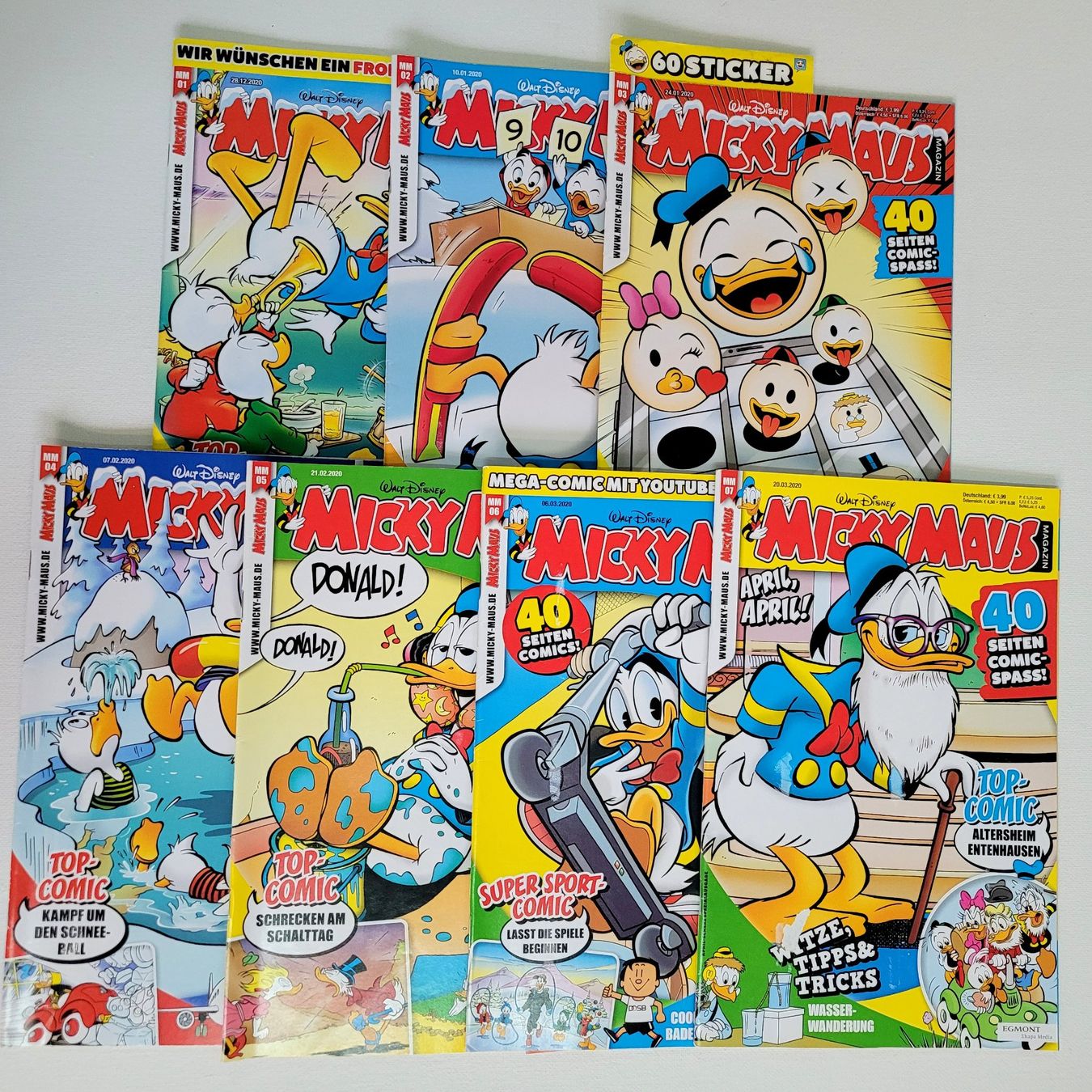 Fumetti: 7 Micky Maus von 2020 ab Nr.1 – Usato da Schöftland venduto da huair