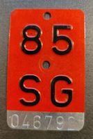 Velonummer SG 85