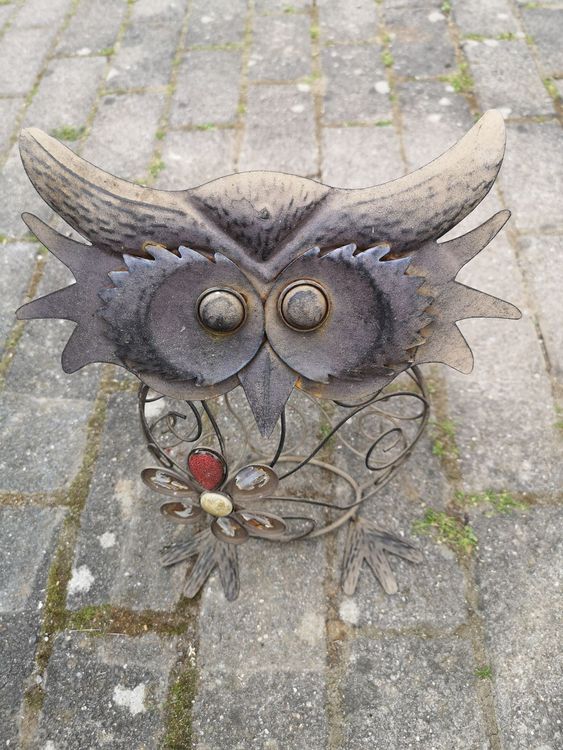 Eule Deko im Garten Kaufen auf Ricardo