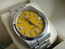 Rolex / Oyster 41 / Yellow Dial / Neuwertig+Kaufbeleg