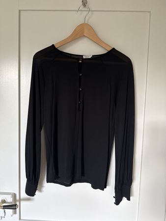 Filippa K Bluse Schwarz, Grösse XS 34 top