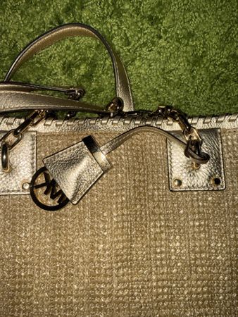 Michael Kors Tasche, Gold/Beige, neuwertig, Top Zustand!