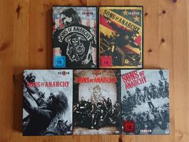 SONS OF ANARCHY Staffel 1 bis 5 auf DVD