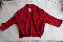 festlicher Kurzarm Bolero rot, dunkelrot Gr. S