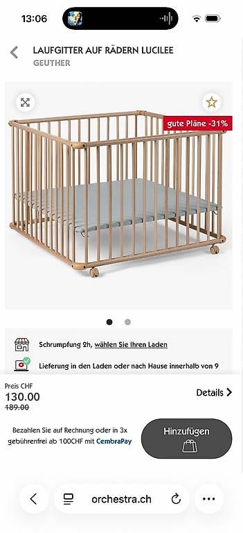 Box & Barriere di sicurezza: Laufgitter Geuther 90x97cm – Usato da Berneck venduto da Wibi88 4