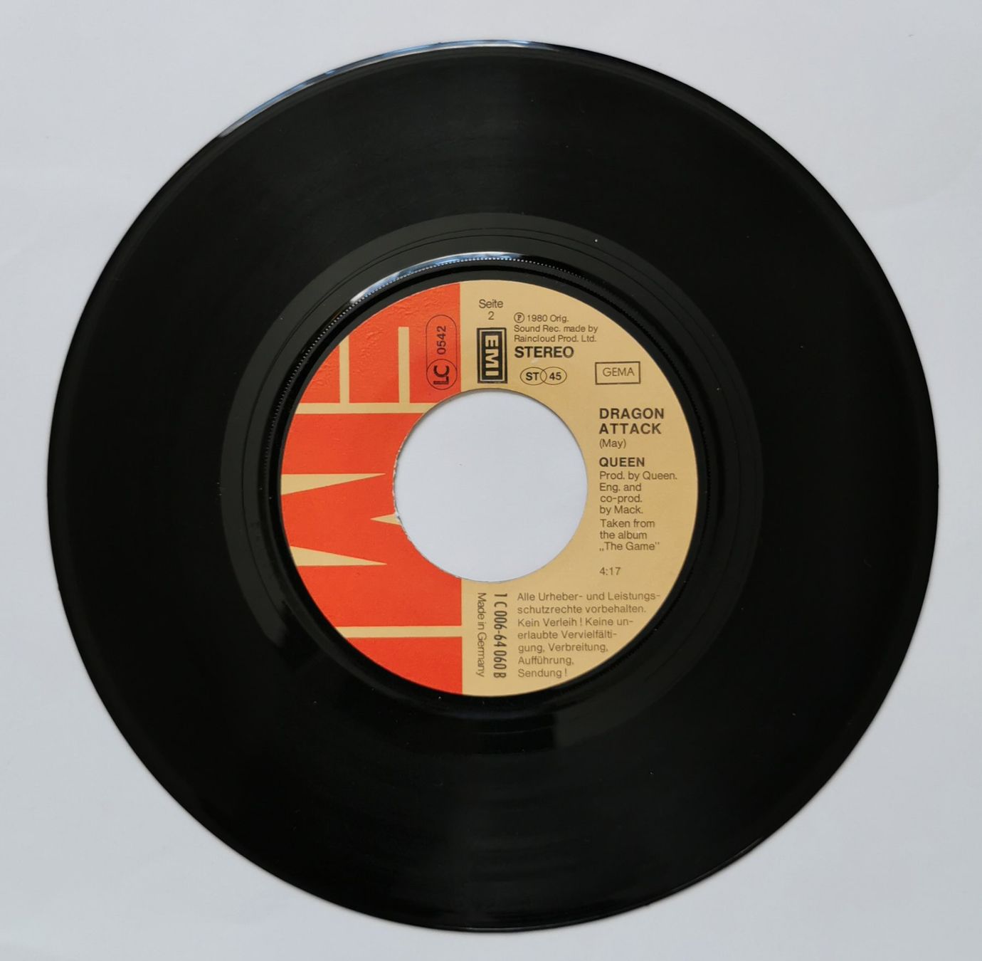 Dischi in vinile: Queen - Another One Bites the Dust 7'' Vinyl Single 1980 ... – Usato da Birsfelden venduto da dsc_f8gx 3