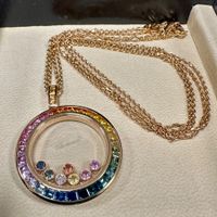 Chopard Happy Diamonds - Roségold 18K mit Saphiren & Diamant