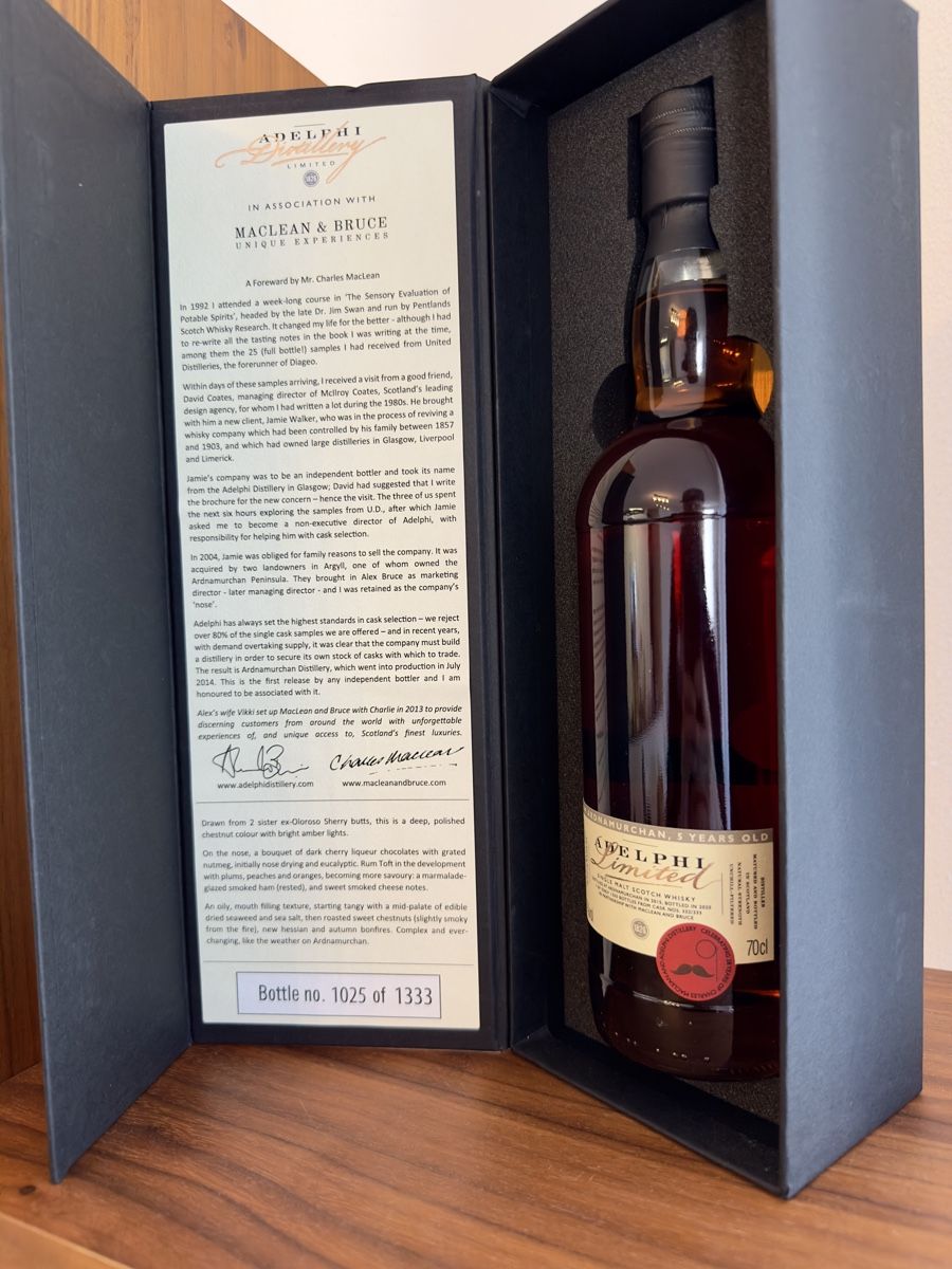 Bevande alcoliche: Adelphi Ardnamurchan 5 Years M&B – Nuovo (secondo la descrizione) da Ruswil venduto da to_ko 4