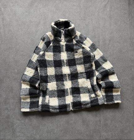 11. Veste polaire Columbia motif carreaux taille S 